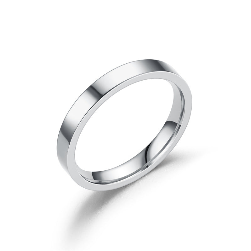 Custom Engraved Simple Marriage Unisex Ring