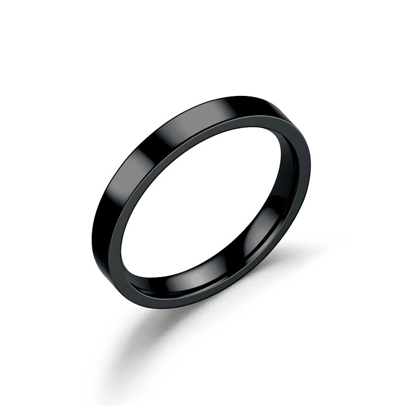 Custom Engraved Simple Marriage Unisex Ring