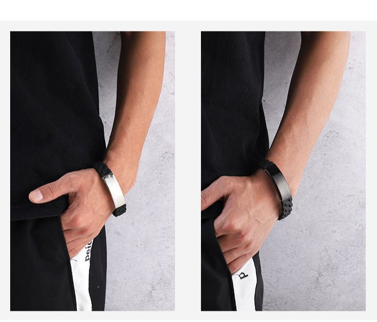 Custom Engraved Matching Bracelets for Couples