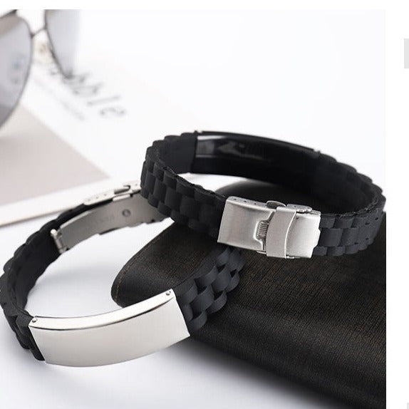 Custom Engraved Matching Bracelets for Couples