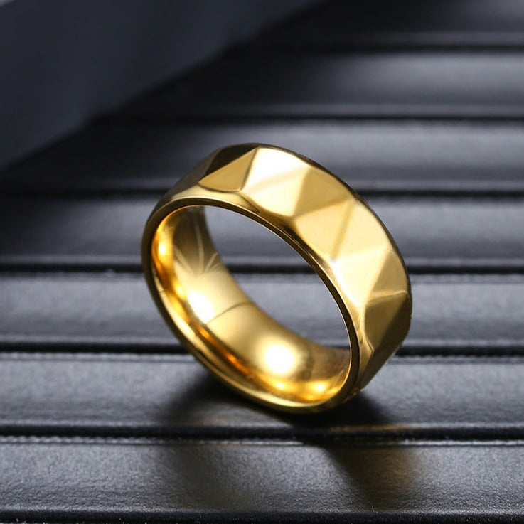 Custom Mens Wedding Band Tungsten 8mm