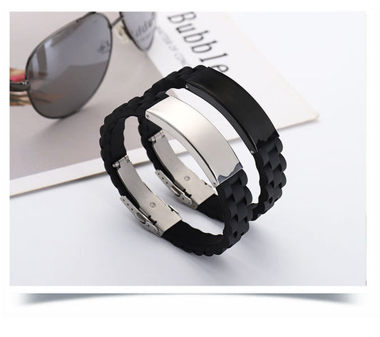 Custom Engraved Matching Bracelets for Couples