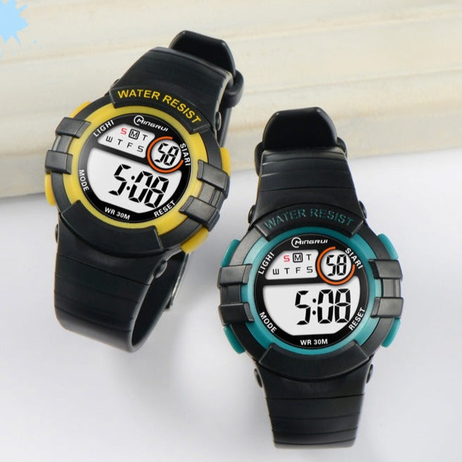 Sports Waterproof Matching Teens Watch Set