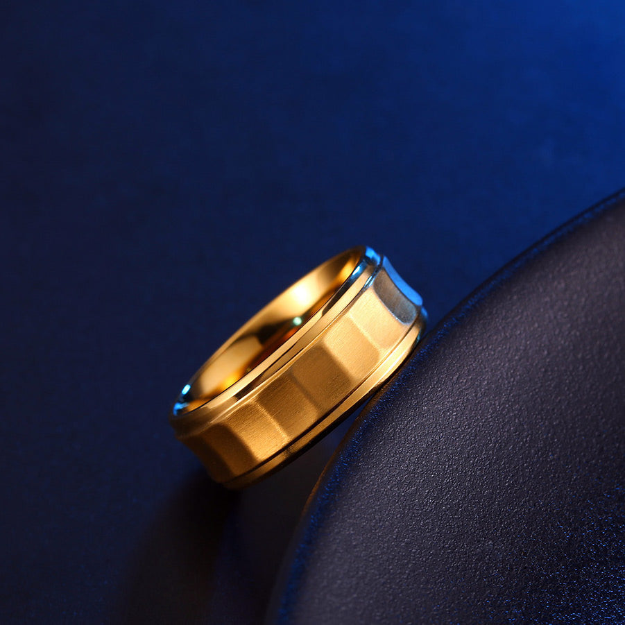 Cute Simple Mens Ring for Custom Names