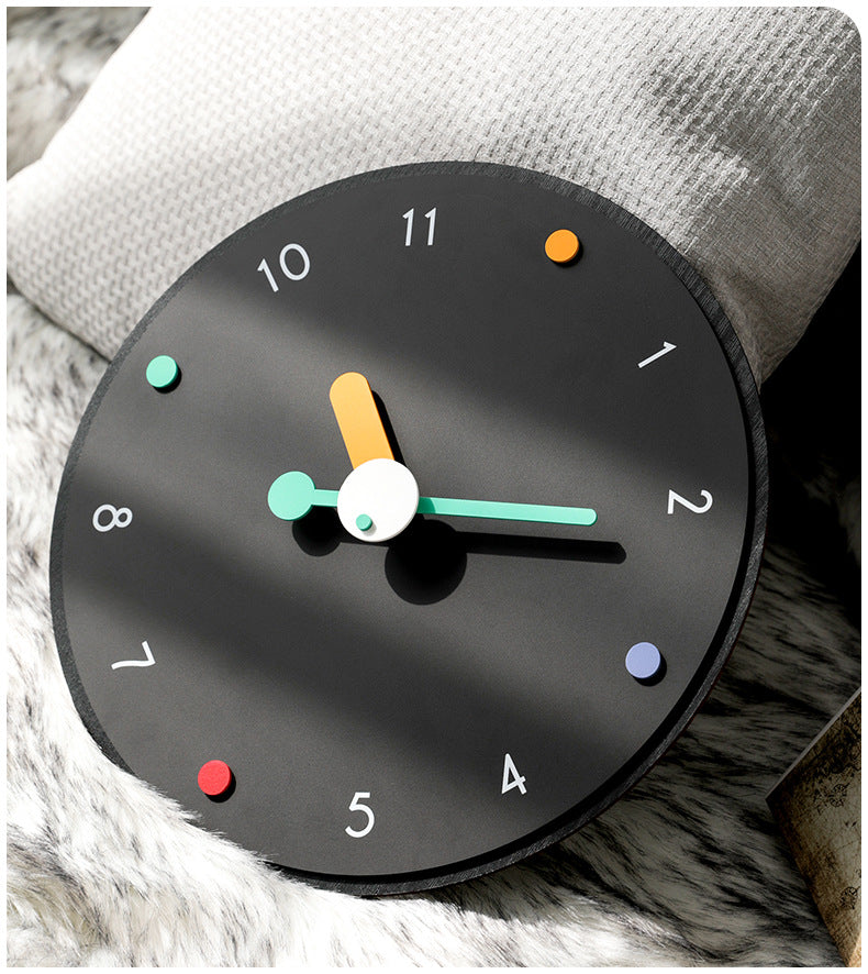 Artistic Minimalist Silent Wall Decorative Clock (12")