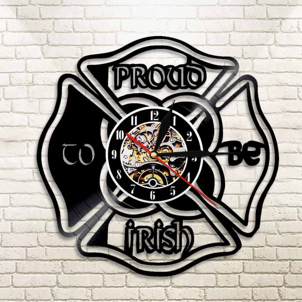 Wall Deco Clock Gift for Irish Friend
