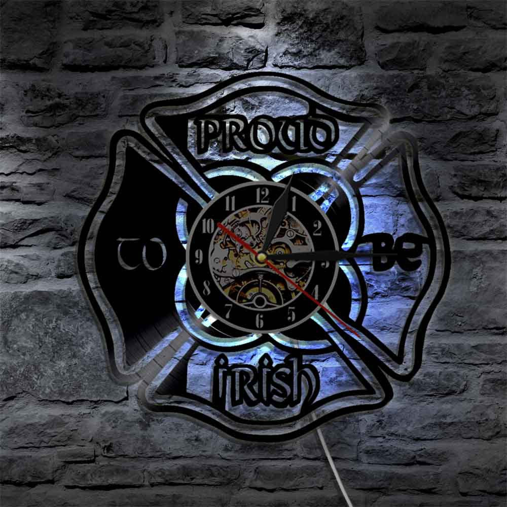 Wall Deco Clock Gift for Irish Friend