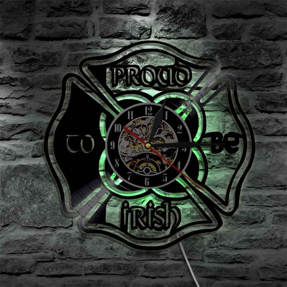 Wall Deco Clock Gift for Irish Friend