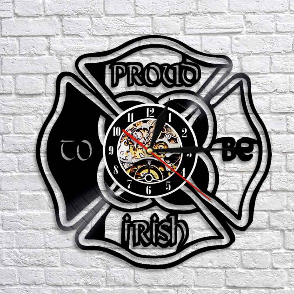 Wall Deco Clock Gift for Irish Friend