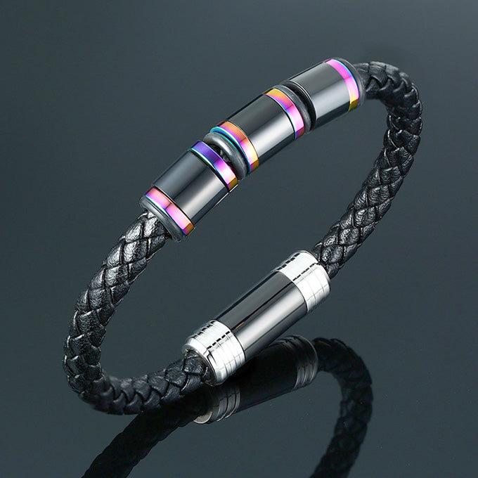 Engraved Mens Bracelet Anniversary Gift