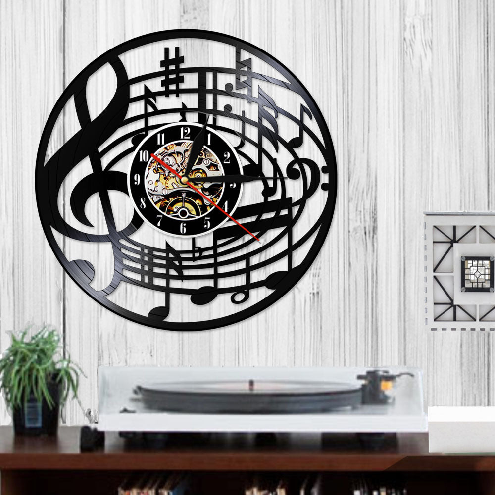 Wall Decoration Clock Gift for Musician