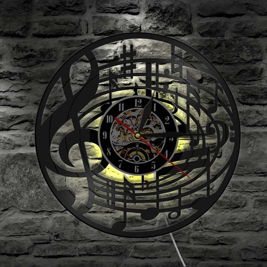 Wall Decoration Clock Gift for Musician