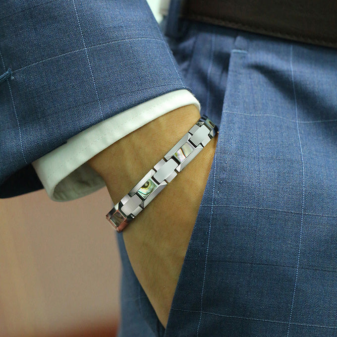 Magnetic Mens Promise Bracelet Birthday Gift