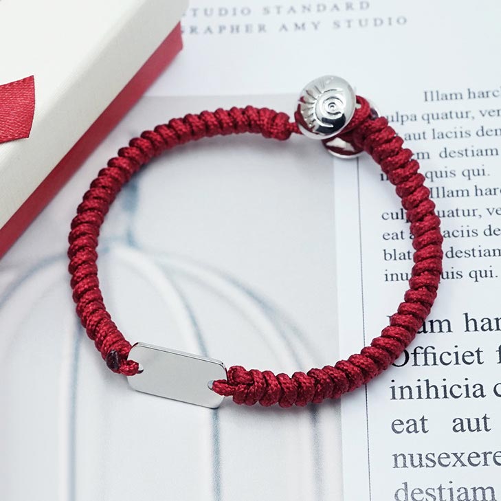 Personalized Name Plate Mens Bracelet