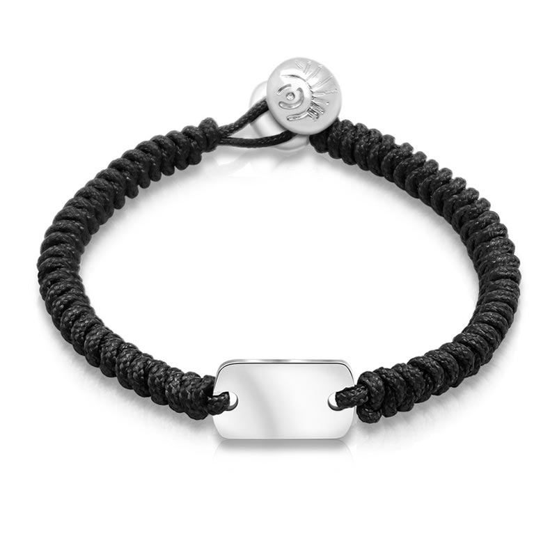 Personalized Name Plate Mens Bracelet