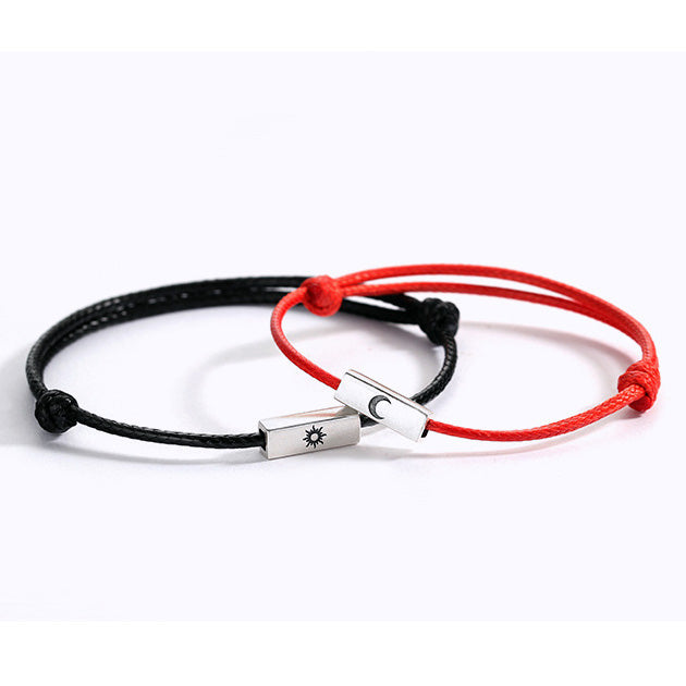 Sun and Moon Matching Bracelets for Couples