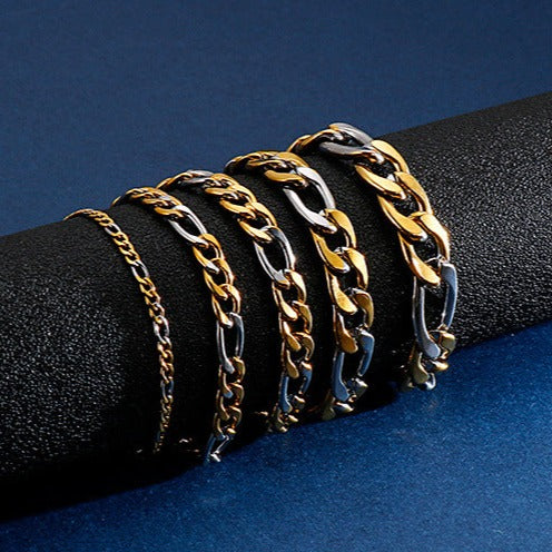 Mens Bracelet made of Stainless Steel 21.5mm