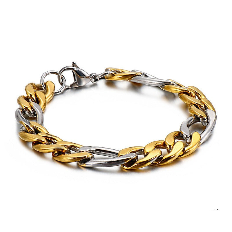 Mens Bracelet made of Stainless Steel 21.5mm