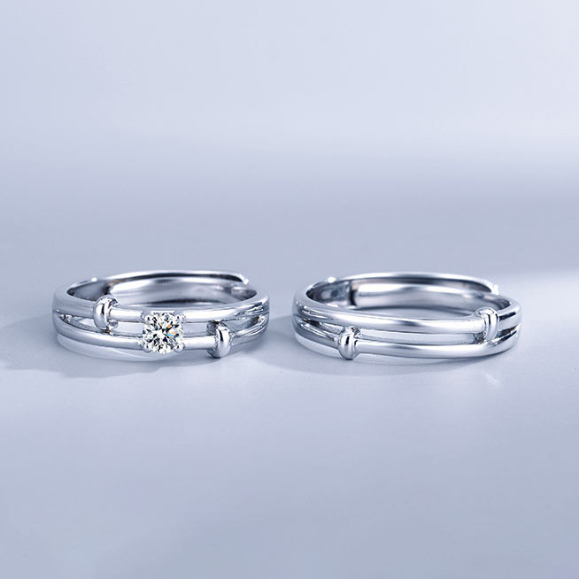 Custom Promise Rings Set for Men and Women