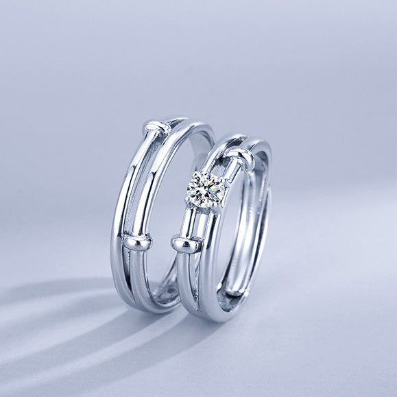Custom Promise Rings Set for Men and Women