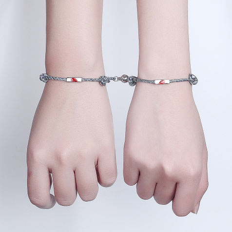 Connecting Half Hearts Friendship Bracelets Set