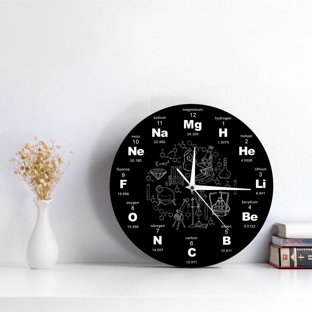 Wall Decoration Clock Gift for Chemistry Teacher