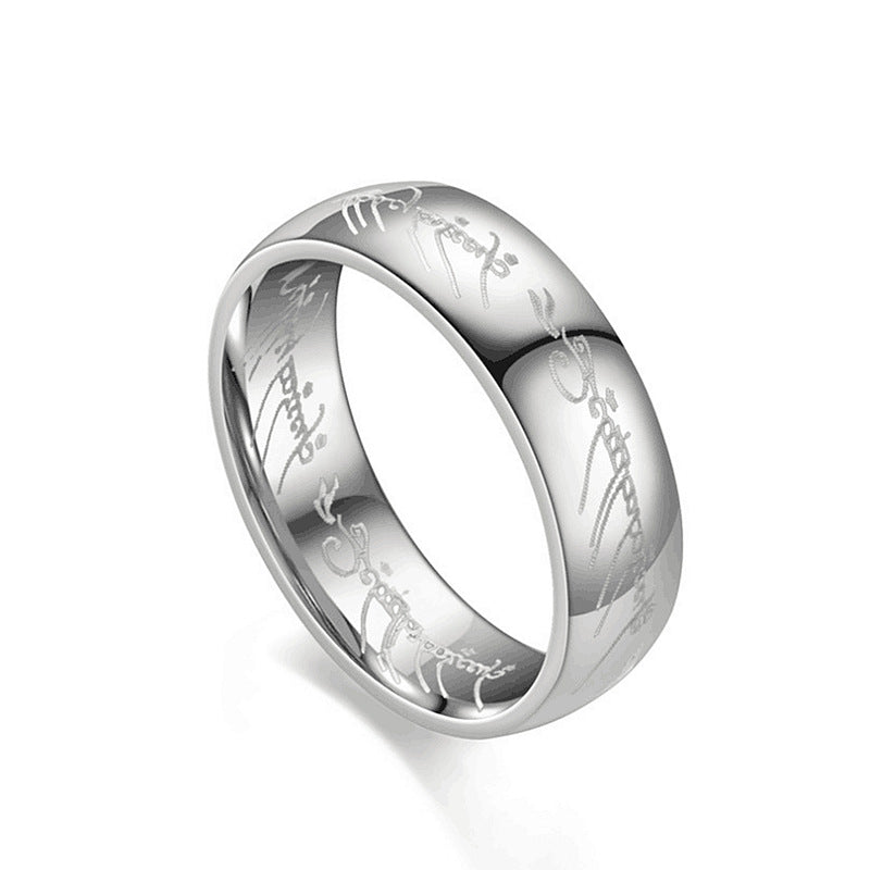 Lord of the Rings Theme Ring for Guys