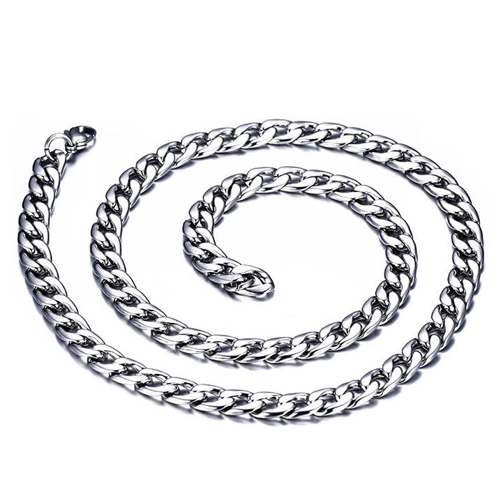 Cuban Curb Chain Necklace 62cm