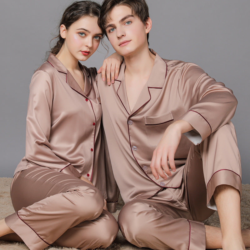 Matching Silk Pajamas for Men and Women