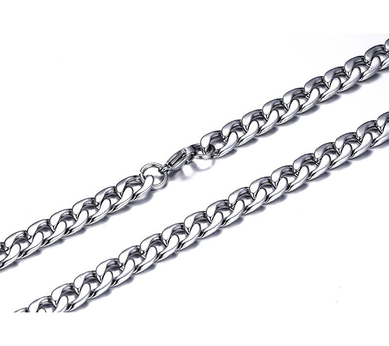Cuban Curb Chain Necklace 62cm