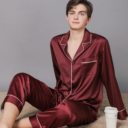 Matching Silk Pajamas for Men and Women