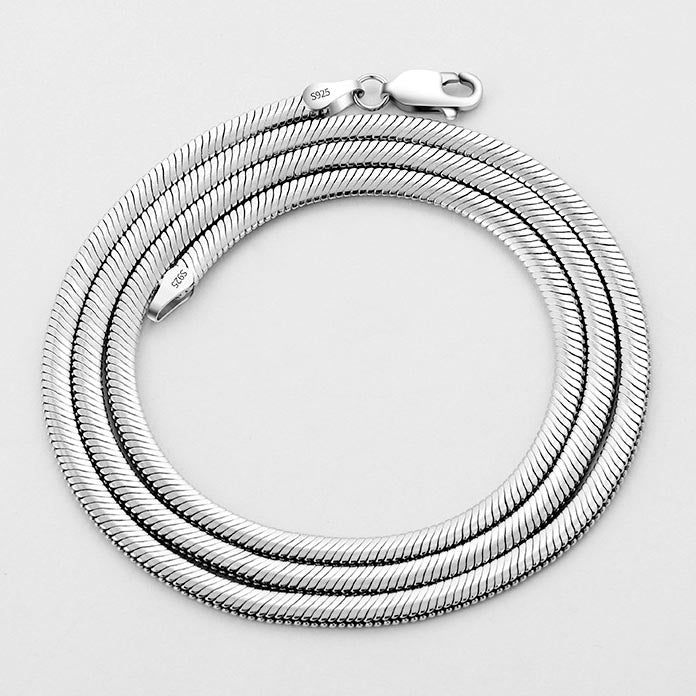 Mens Chain Necklace Gold Plated Sterling Silver