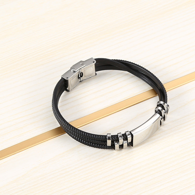 Personalized Mens Sports Bracelet