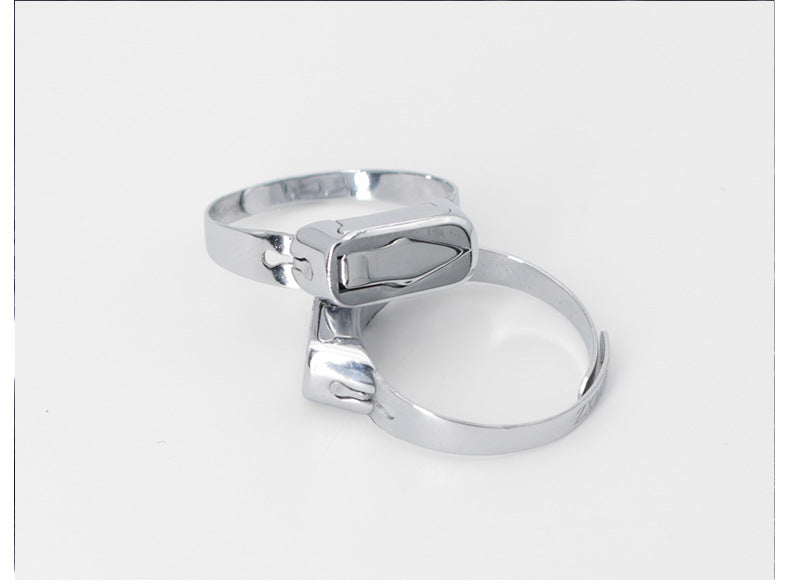 Adjustable Self Defense Ring | Unisex Stainless Steel Hidden Blade Ring | EDC Tool for Women & Men
