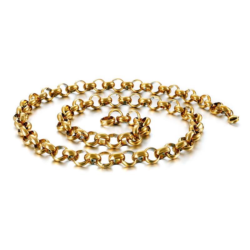 Stylish Rolo Belcher Chain for Men Stainless Steel