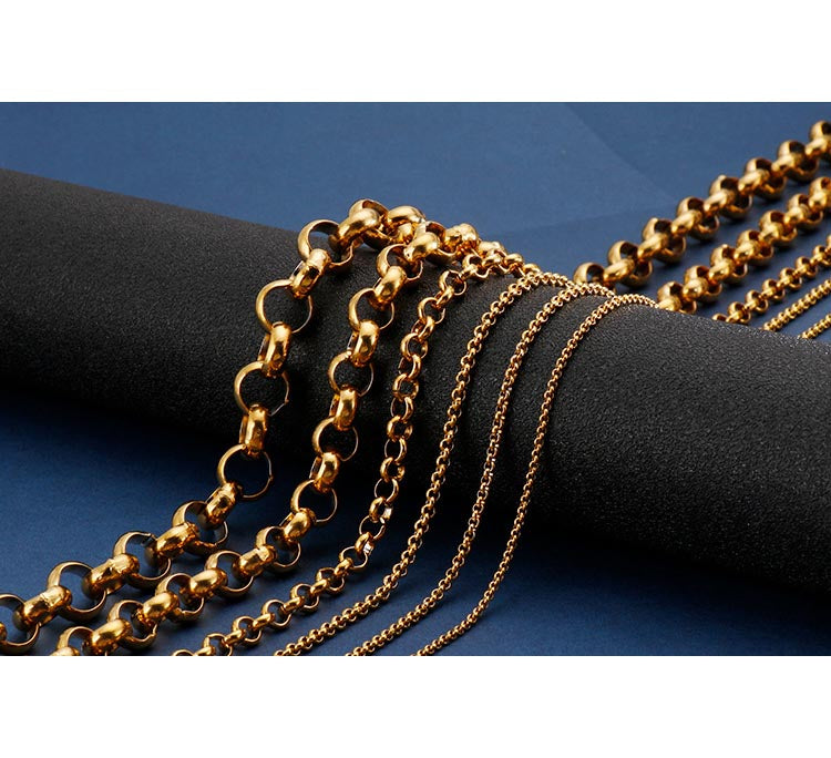 Stylish Rolo Belcher Chain for Men Stainless Steel