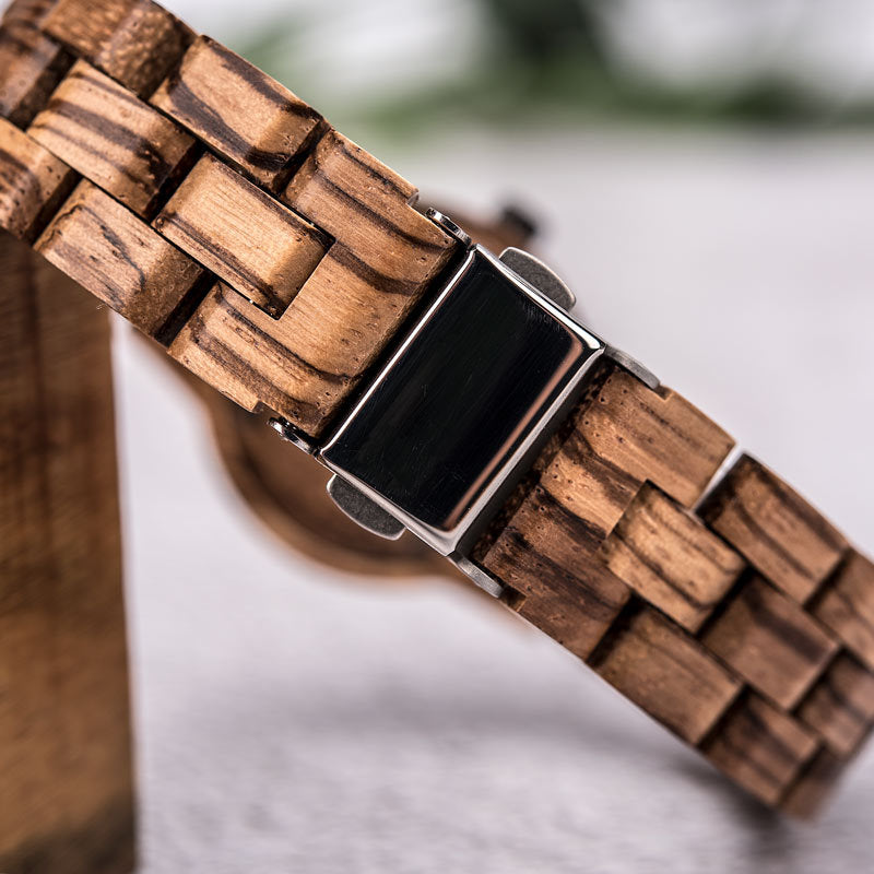 Quartz Wood Watch for Women