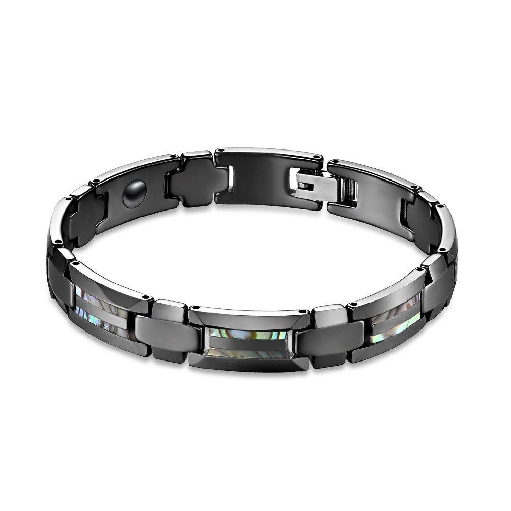 Mens Name Bracelet Tungsten 14cm