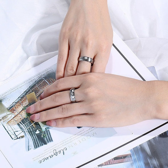 Custom Name Marriage Rings for Men and Women