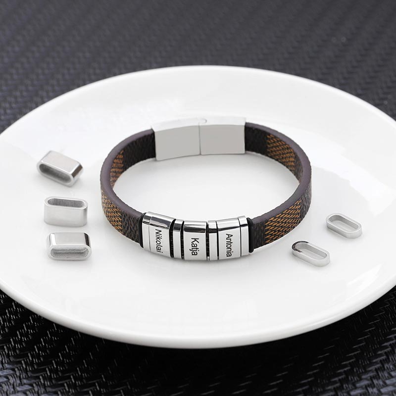 Gullei™ Kids Names Engraved Bracelet - Gift for Dad