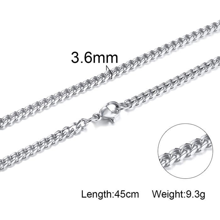 Miami Cuban Curb Chain Anniversary Gift for Boyfriend