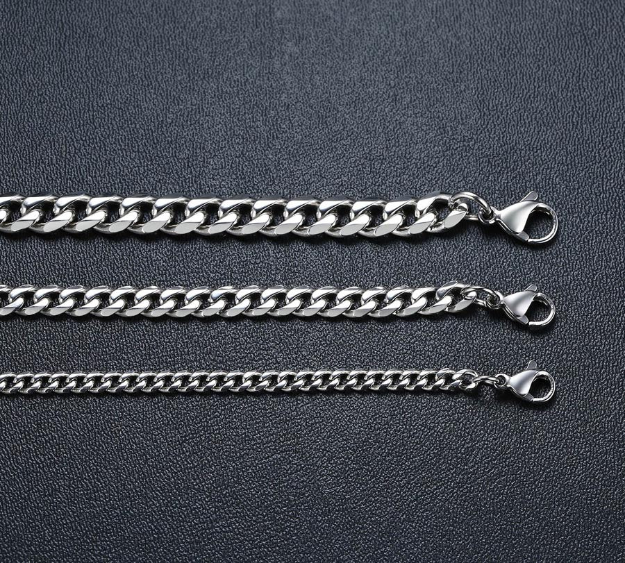 Miami Cuban Curb Chain Anniversary Gift for Boyfriend
