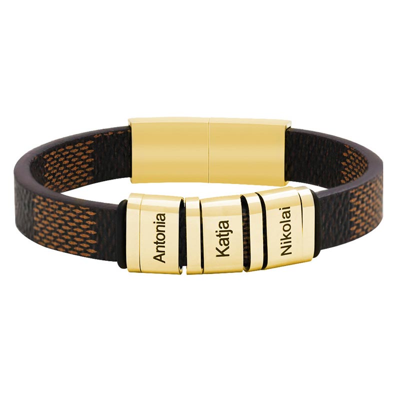 Gullei™ Kids Names Engraved Bracelet - Gift for Dad
