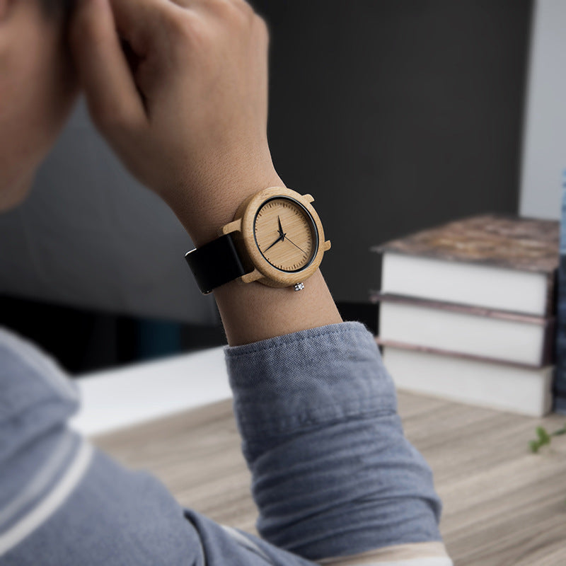 Matching Couple Watch Set made of Wood