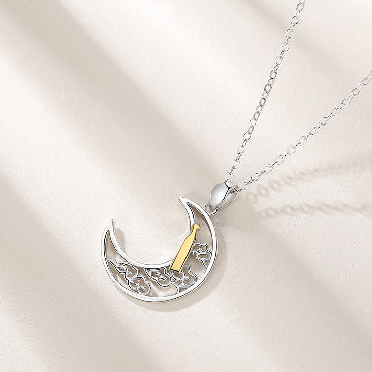 Sun and Moon Couple Relationship Necklaces Set