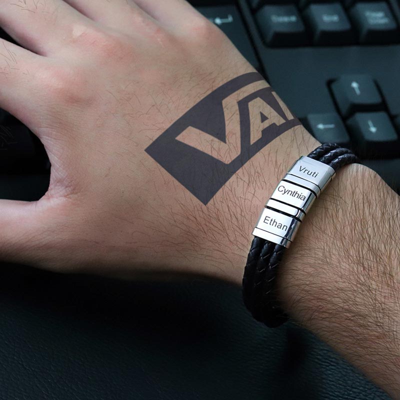 Kids Names Engraved Bracelet