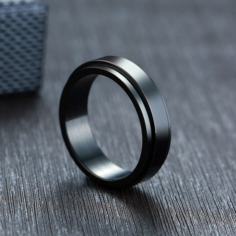 Personalized Rotating Couple Rings Set for Two