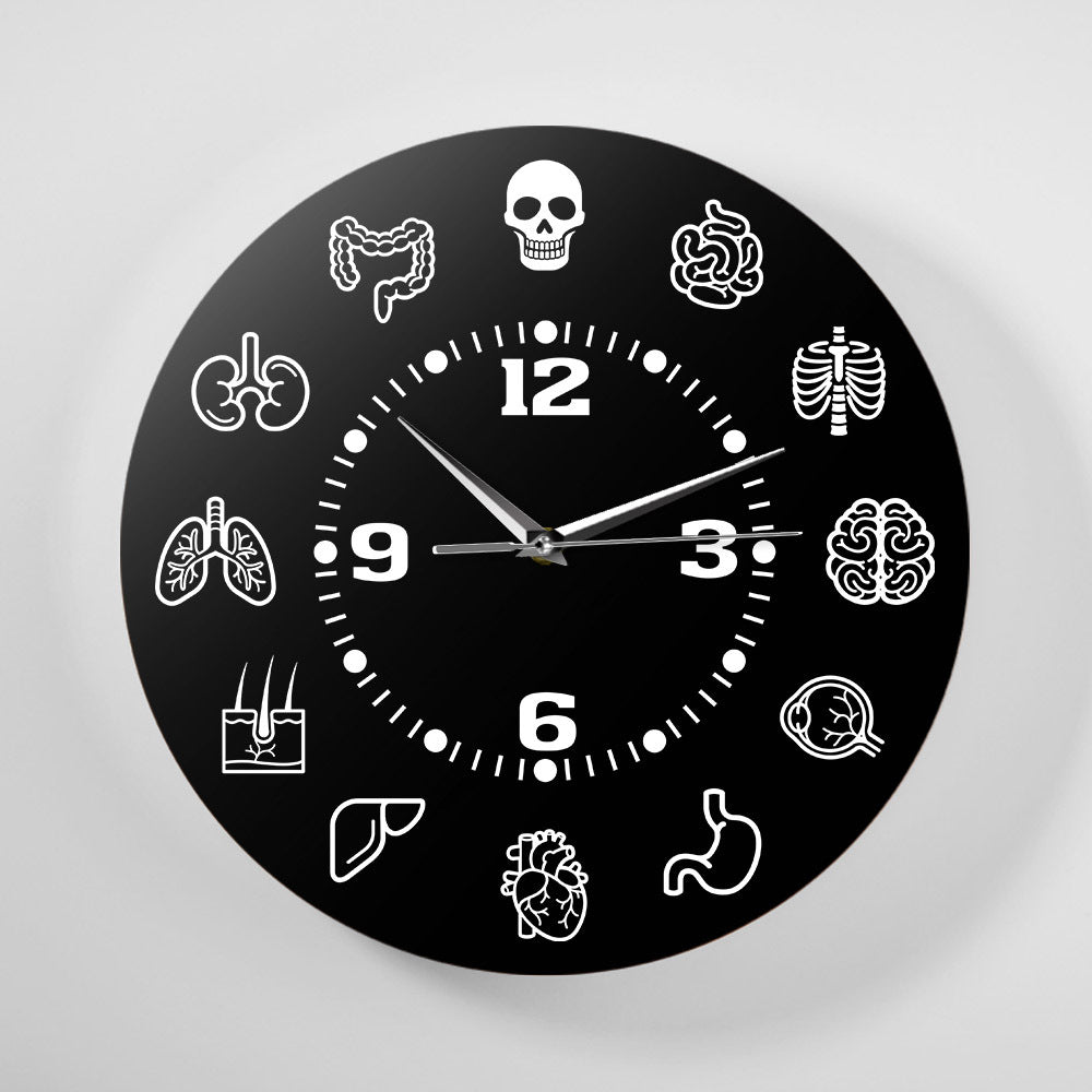 Wall Decoration Silent Clock Gift for Physician