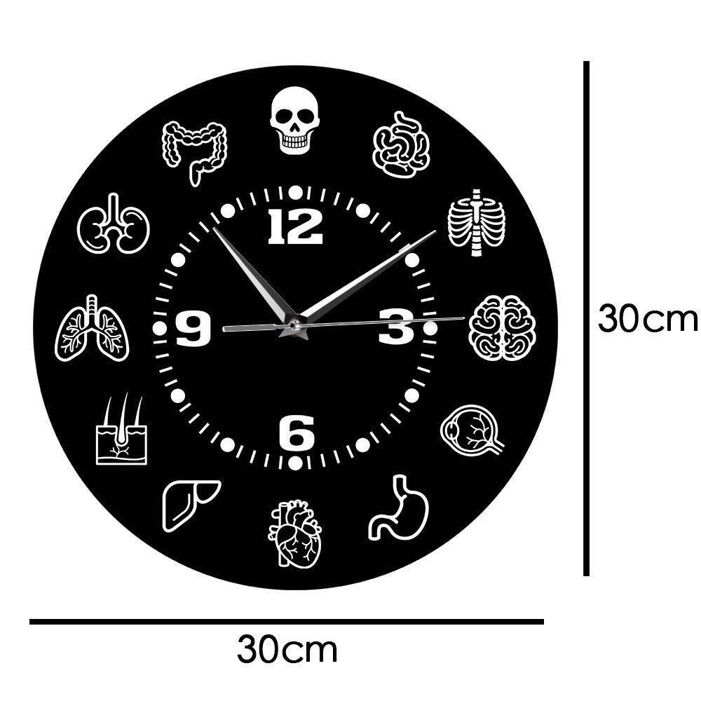 Wall Decoration Silent Clock Gift for Physician