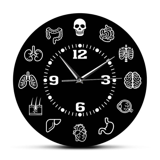 Wall Decoration Silent Clock Gift for Physician